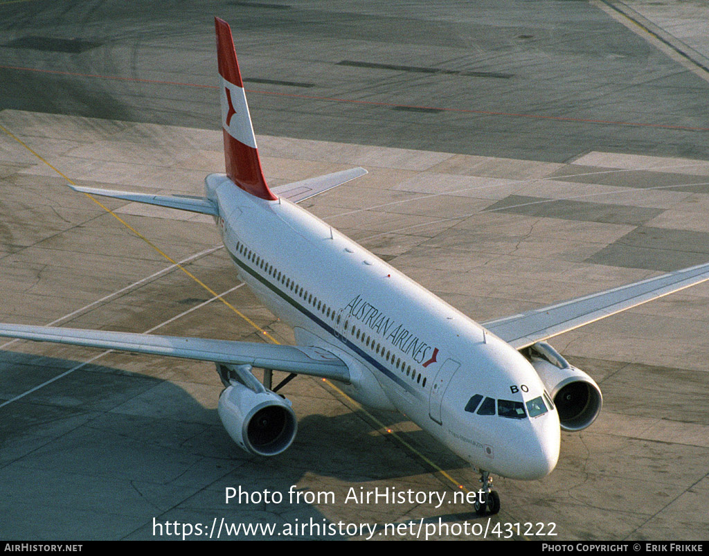 Aircraft Photo of OE-LBO | Airbus A320-214 | Austrian Airlines | AirHistory.net #431222