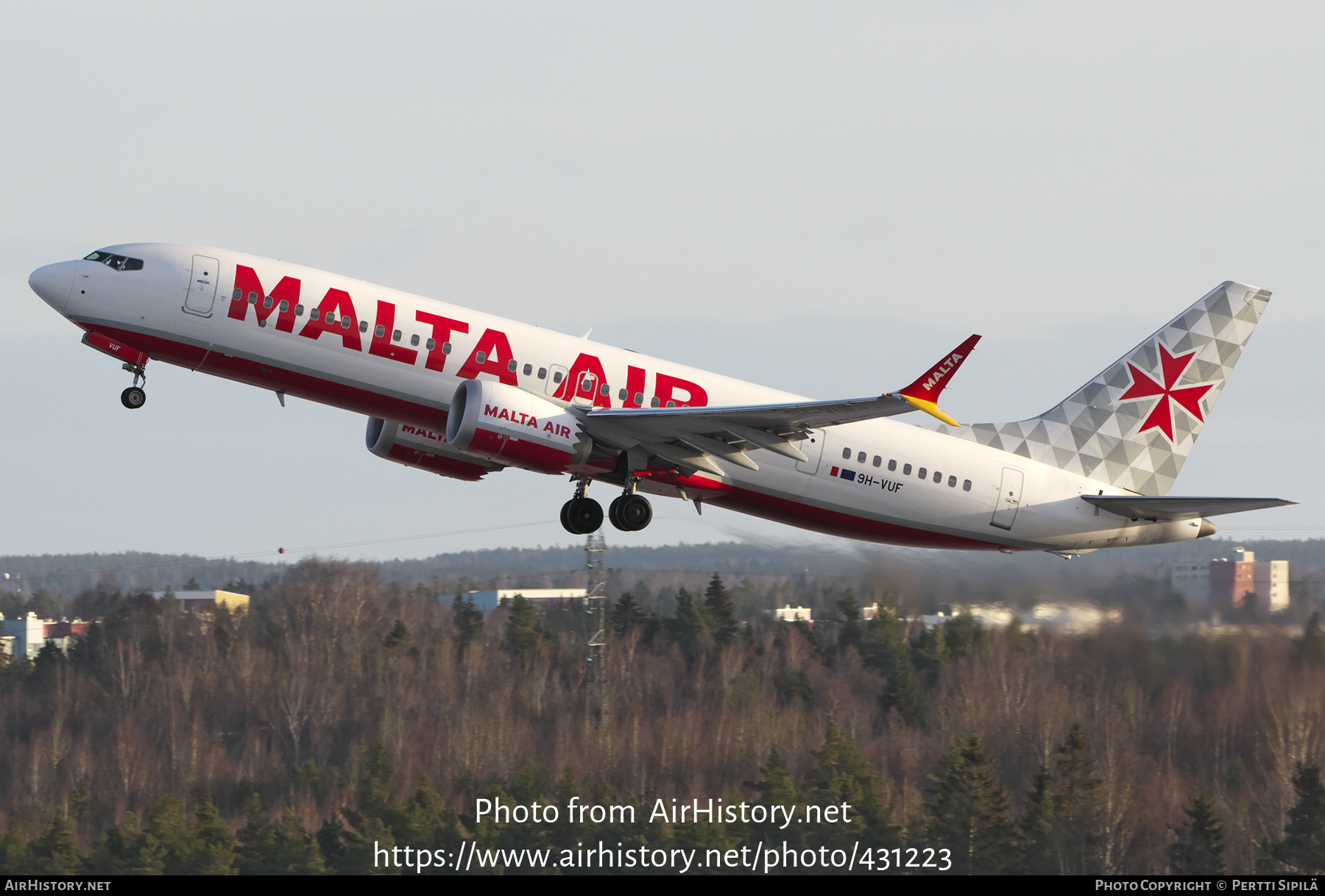 Aircraft Photo of 9H-VUF | Boeing 737-8200 Max 200 | Malta Air | AirHistory.net #431223