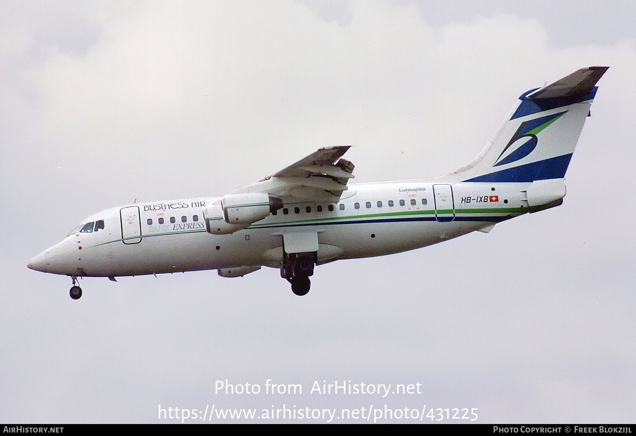 Aircraft Photo of HB-IXB | British Aerospace BAe-146-200 | Business Air | AirHistory.net #431225