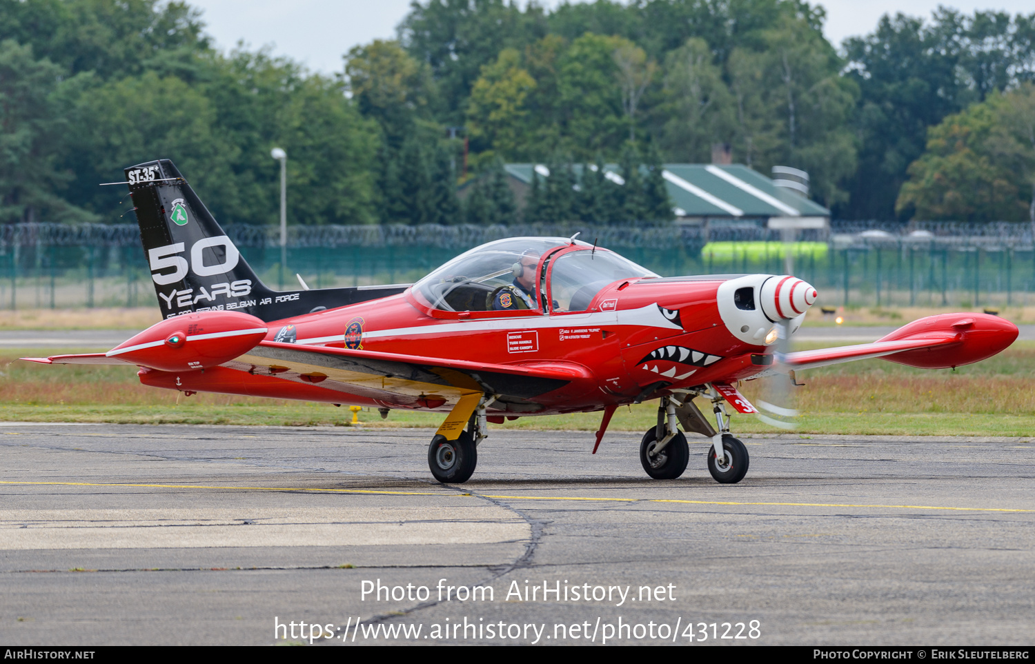 Aircraft Photo of ST-35 | SIAI-Marchetti SF-260M+ | Belgium - Air Force | AirHistory.net #431228