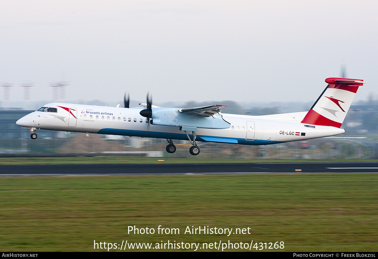 Aircraft Photo of OE-LGC | Bombardier DHC-8-402 Dash 8 | Brussels Airlines | AirHistory.net #431268