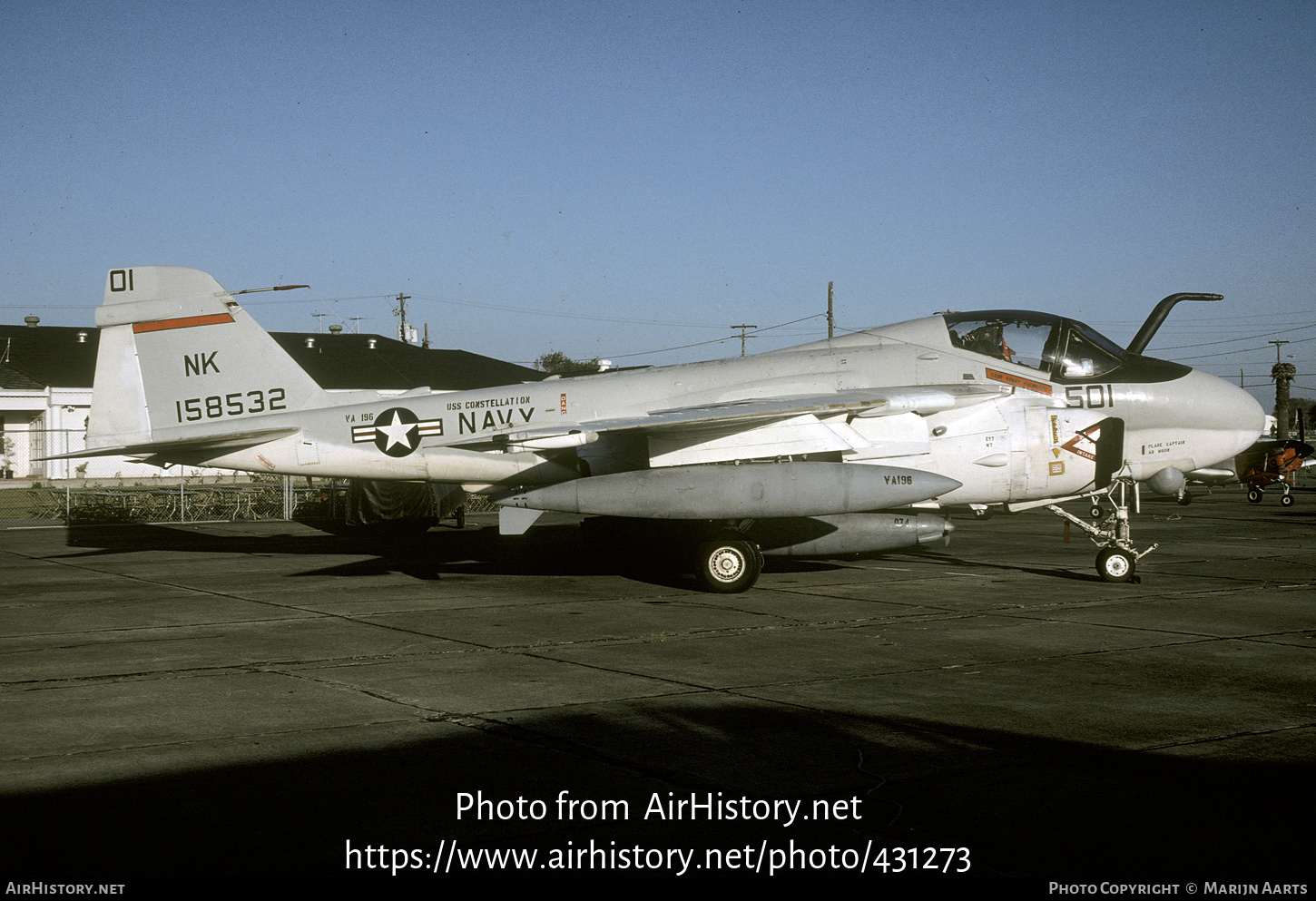 Aircraft Photo of 158532 | Grumman A-6E Intruder (G-128/A2F-1) | USA - Navy | AirHistory.net #431273