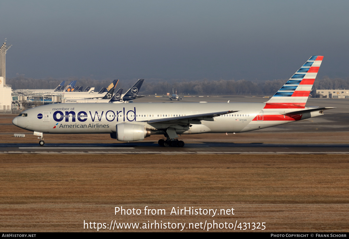 Aircraft Photo of N791AN | Boeing 777-223/ER | American Airlines | AirHistory.net #431325