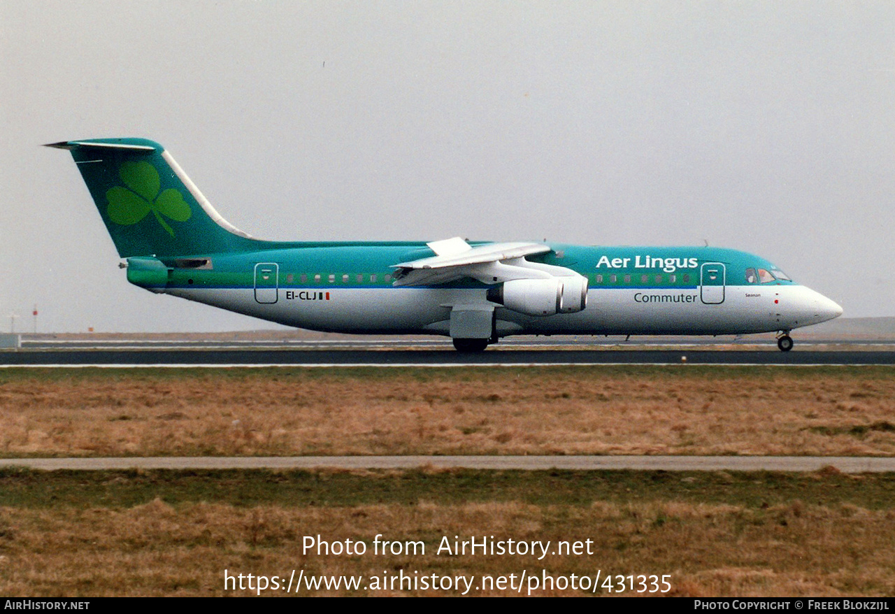 Aircraft Photo of EI-CLJ | British Aerospace BAe-146-300 | Aer Lingus Commuter | AirHistory.net #431335