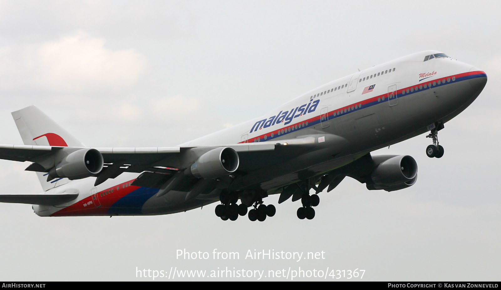 Aircraft Photo of 9M-MPM | Boeing 747-4H6 | Malaysia Airlines | AirHistory.net #431367