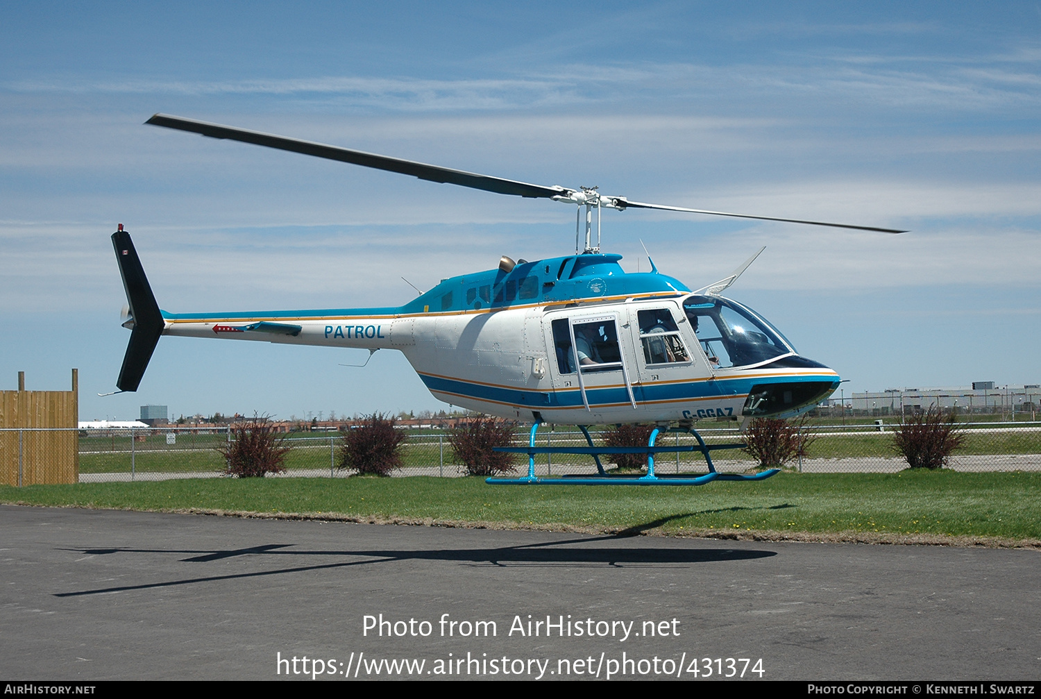 Aircraft Photo of C-GGAZ | Bell 206B JetRanger II | Four Seasons Aviation | AirHistory.net #431374