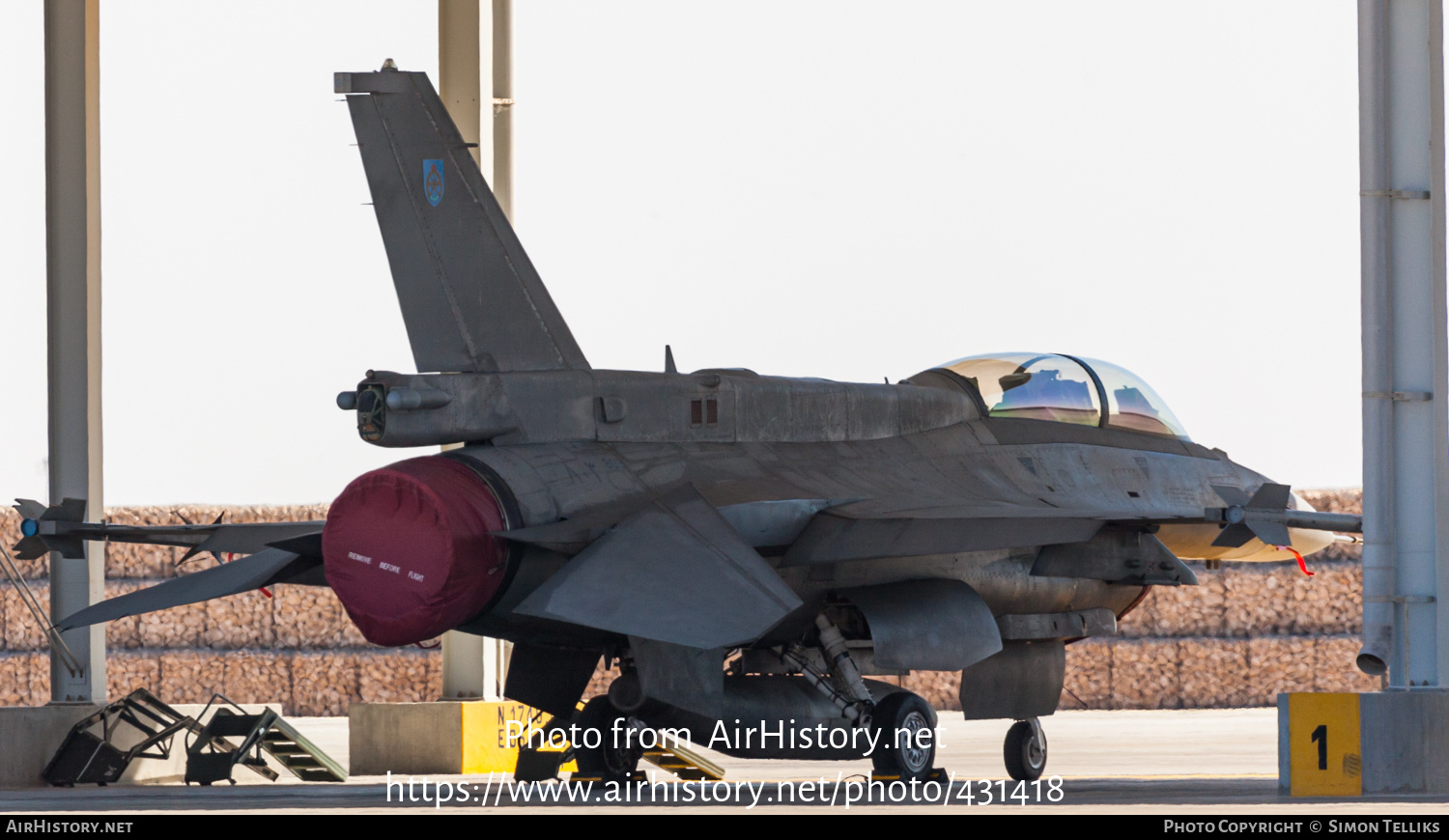 Aircraft Photo of 803 | Lockheed Martin F-16D Fighting Falcon | Oman - Air Force | AirHistory.net #431418