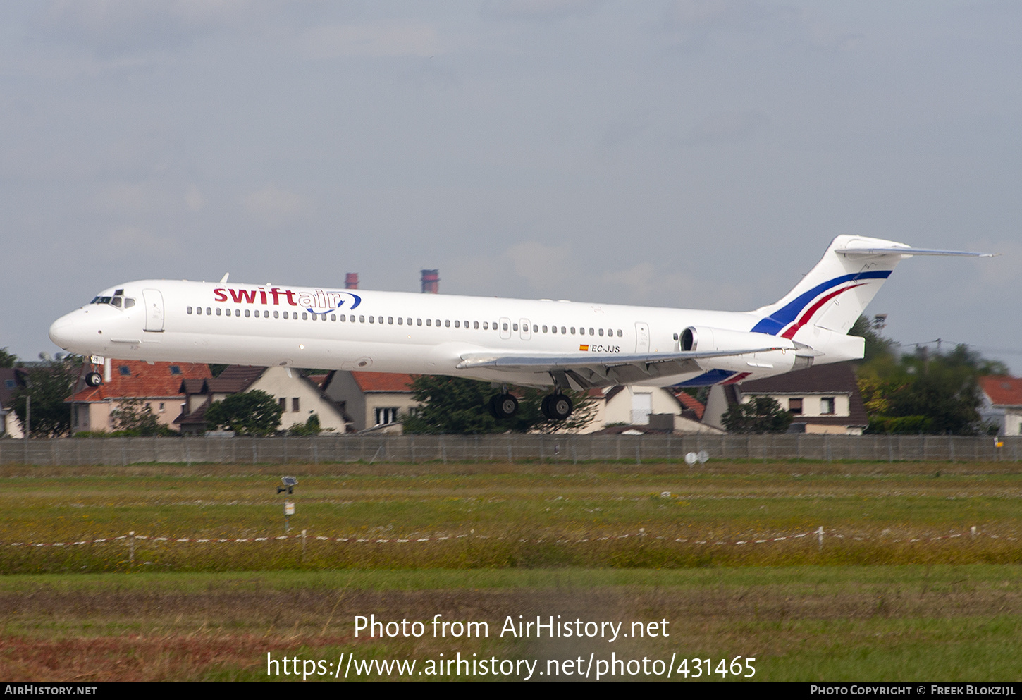 Aircraft Photo of EC-JJS | McDonnell Douglas MD-83 (DC-9-83) | Swiftair | AirHistory.net #431465