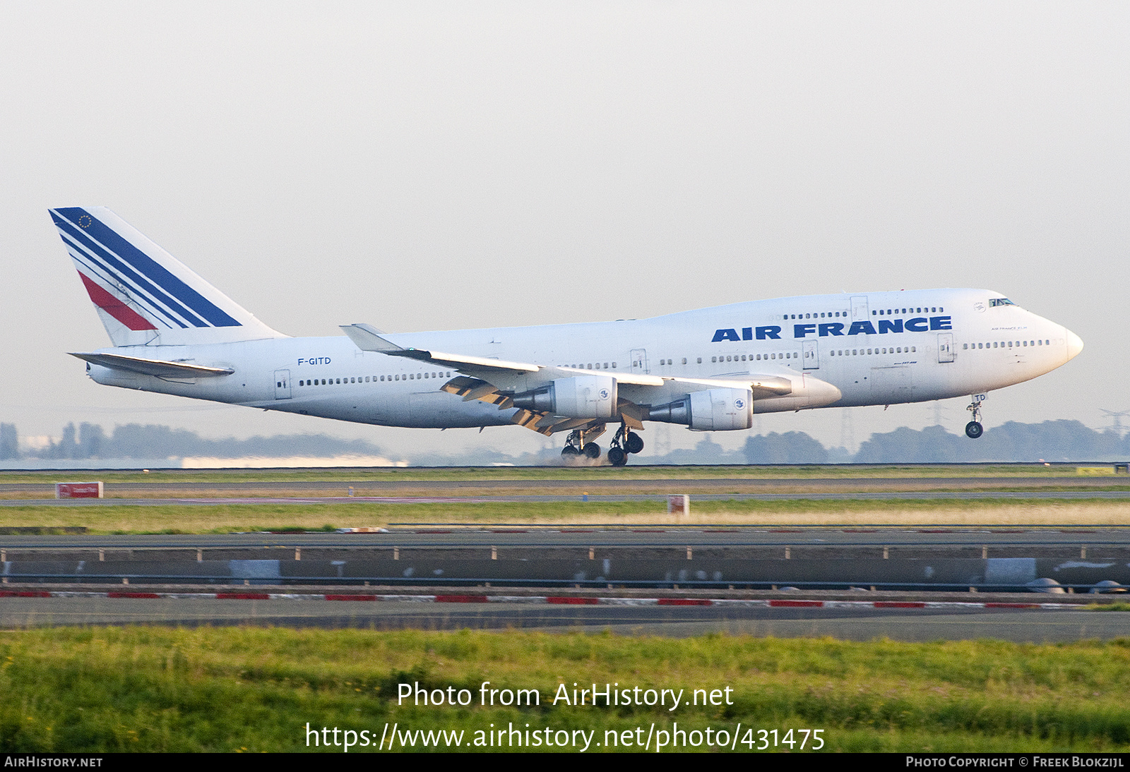 Aircraft Photo of F-GITD | Boeing 747-428 | Air France | AirHistory.net #431475