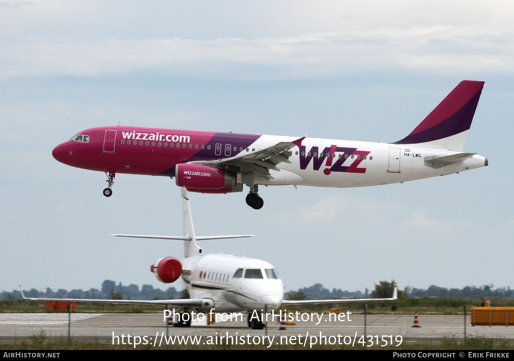 Aircraft Photo of HA-LWG | Airbus A320-232 | Wizz Air | AirHistory.net #431519