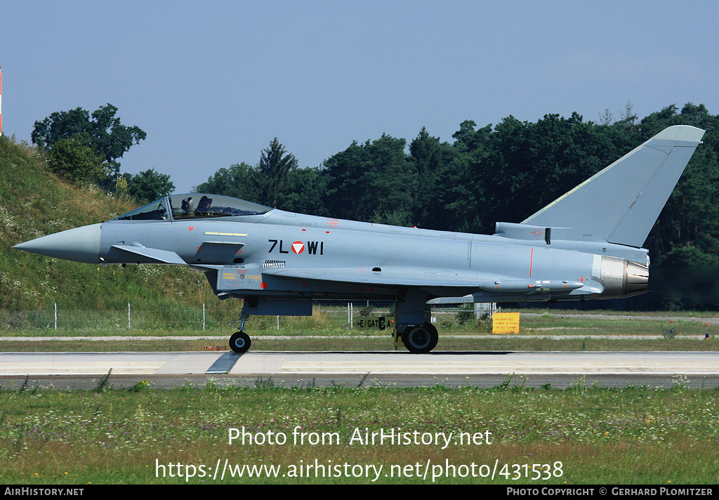 Aircraft Photo of 7L-WI | Eurofighter EF-2000 Typhoon | Austria - Air Force | AirHistory.net #431538