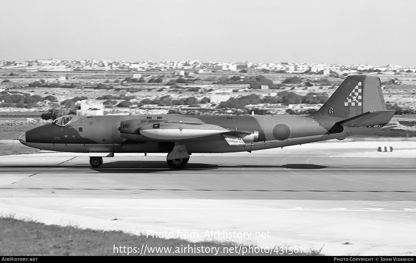 Aircraft Photo of WJ603 | English Electric Canberra B2 | UK - Air Force | AirHistory.net #431581