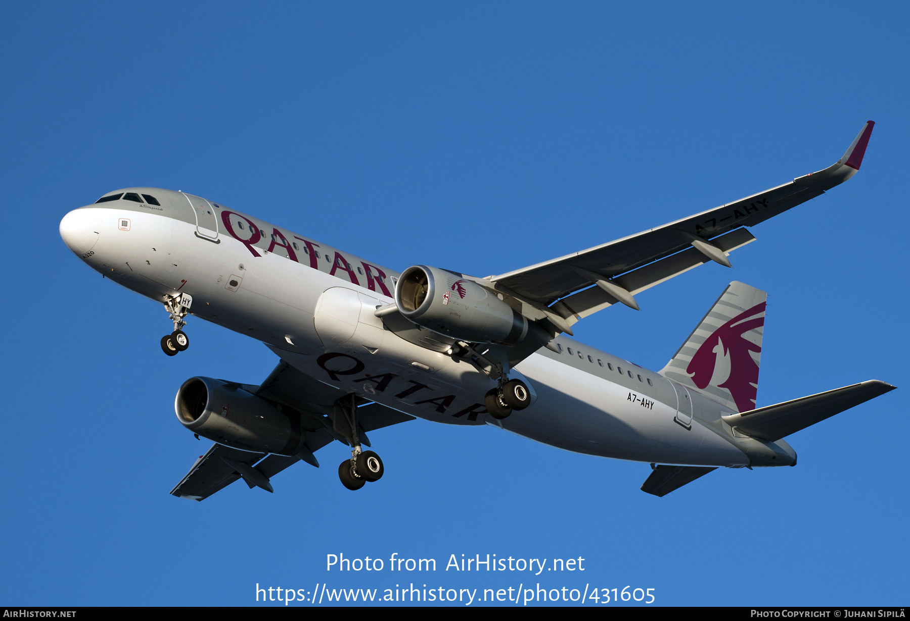 Aircraft Photo of A7-AHY | Airbus A320-232 | Qatar Airways | AirHistory.net #431605