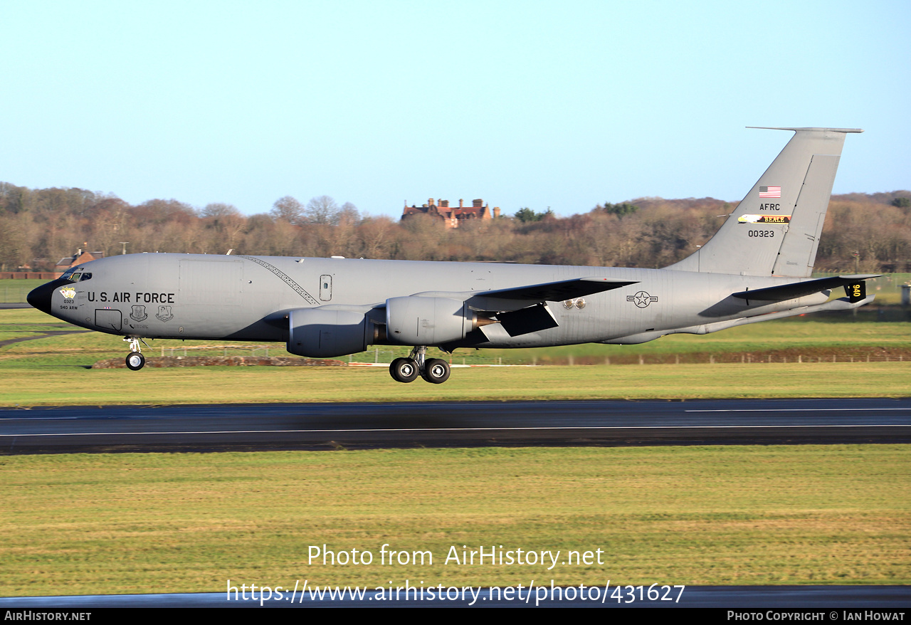 Aircraft Photo of 60-0323 / 00323 | Boeing KC-135R Stratotanker | USA - Air Force | AirHistory.net #431627