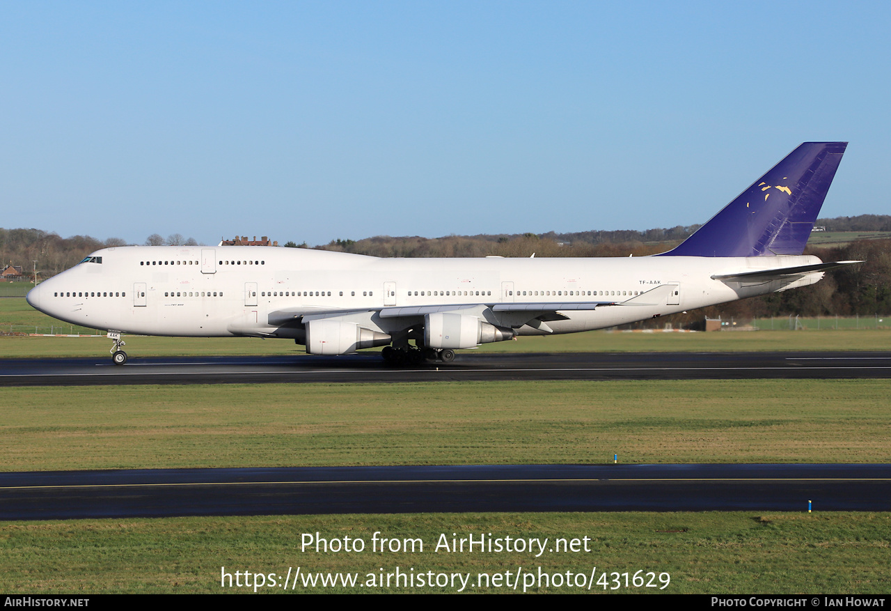 Aircraft Photo of TF-AAK | Boeing 747-428 | AirHistory.net #431629