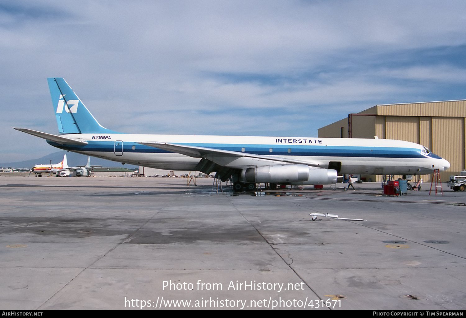 Aircraft Photo of N728PL | McDonnell Douglas DC-8-62 | Interstate Airlines | AirHistory.net #431671