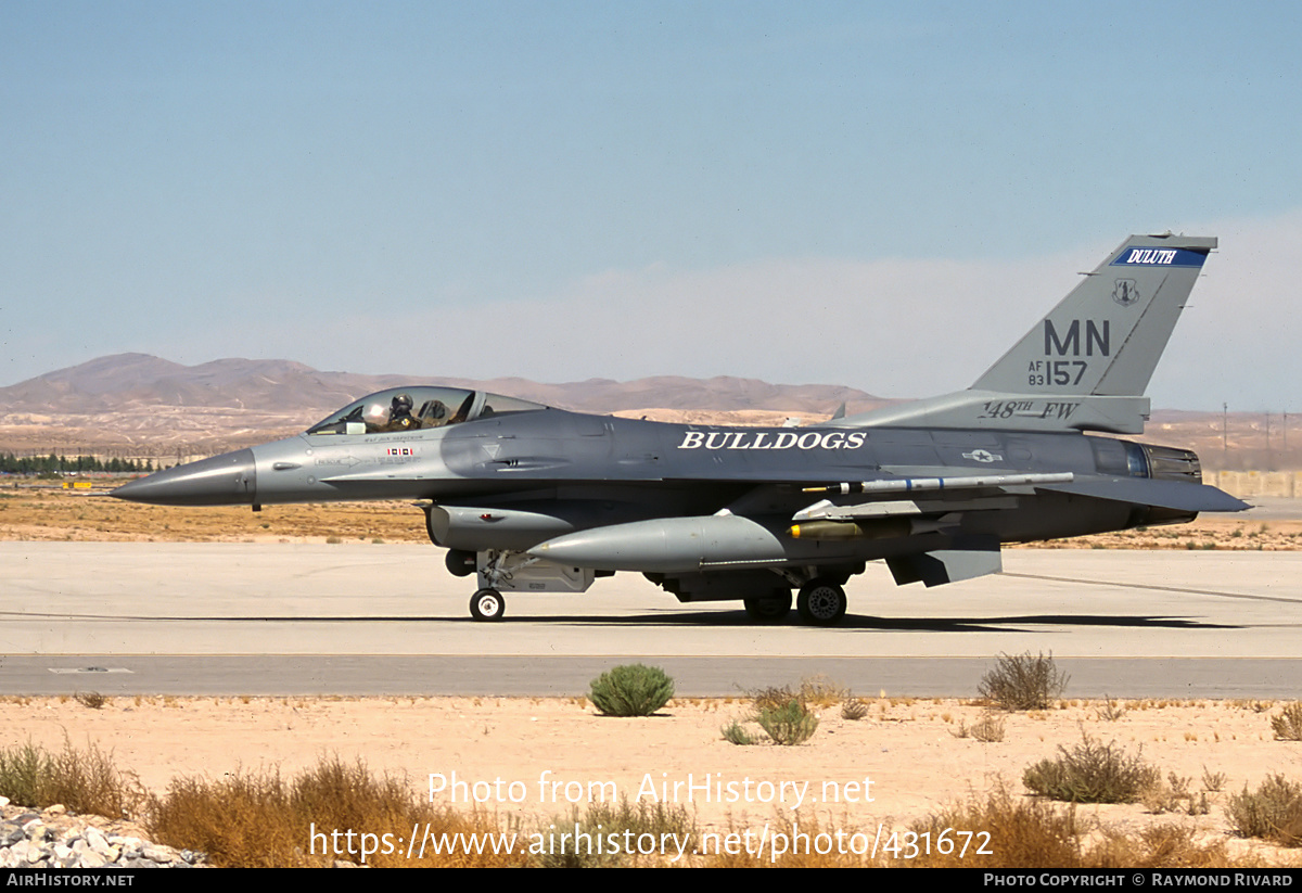 Aircraft Photo of 83-1157 / AF83-157 | General Dynamics F-16C Fighting Falcon | USA - Air Force | AirHistory.net #431672