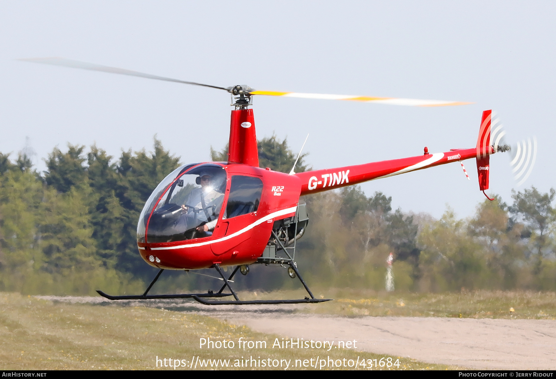 Aircraft Photo of G-TINK | Robinson R-22 Beta | AirHistory.net #431684