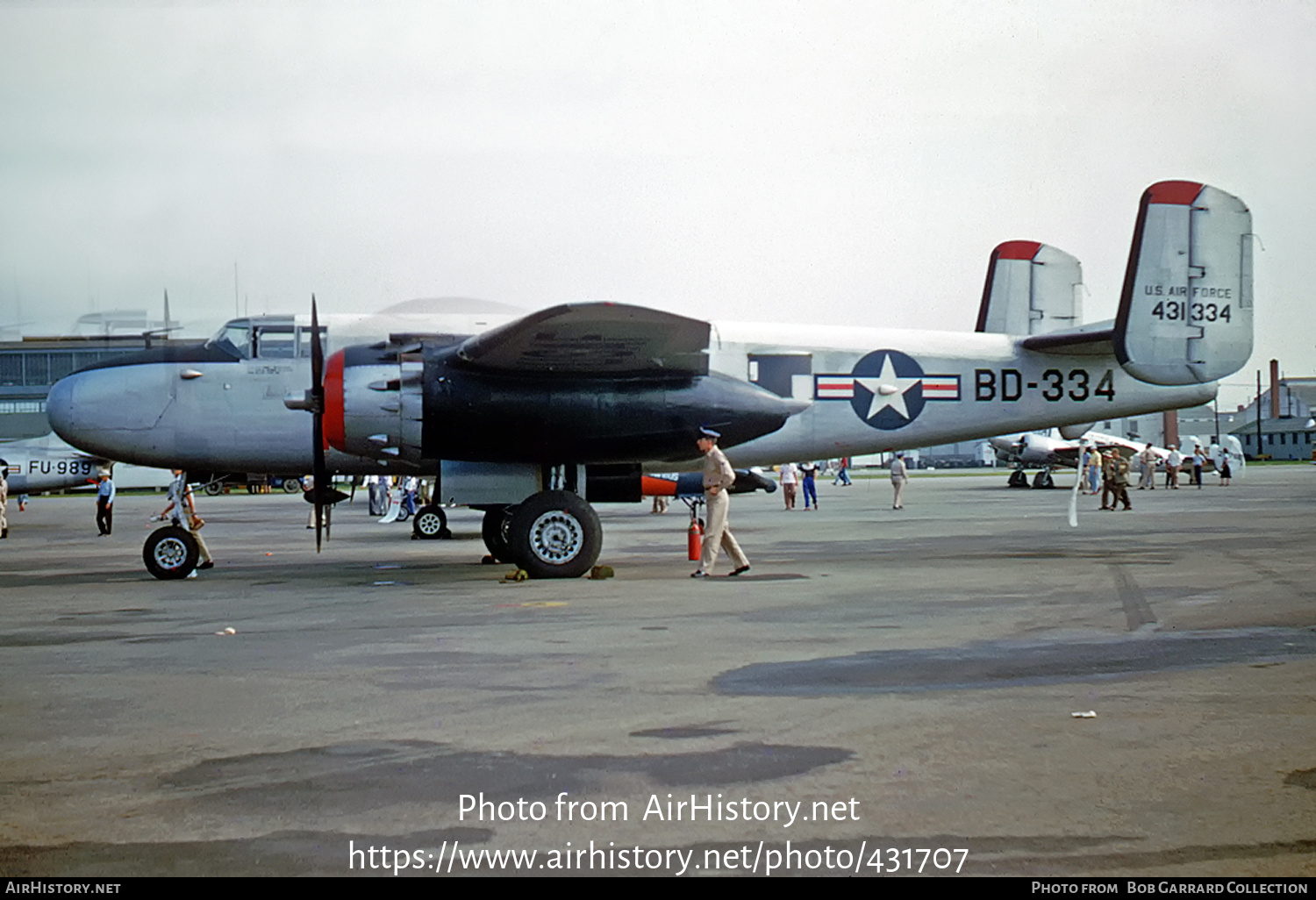 Aircraft Photo of 44-31334 / 431334 | North American TB-25J Mitchell | USA - Air Force | AirHistory.net #431707