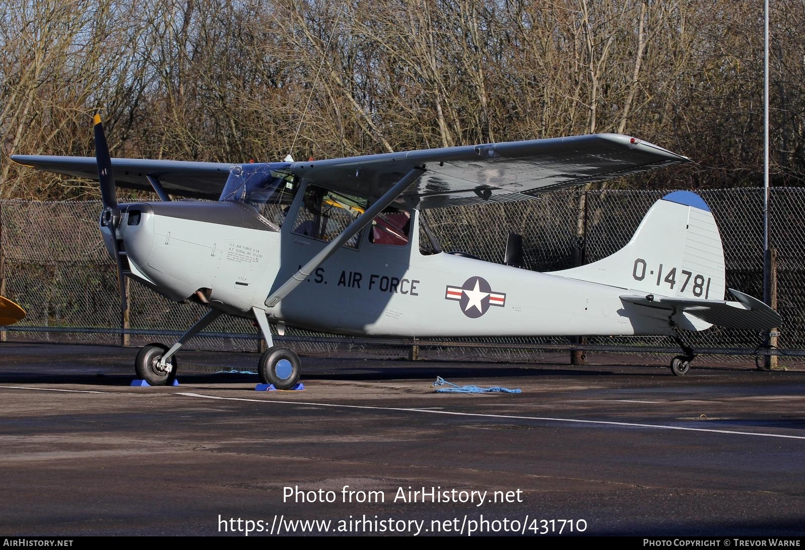 Aircraft Photo of G-VNAM / 0-14781 | Cessna O-1A Bird Dog | USA - Air Force | AirHistory.net #431710