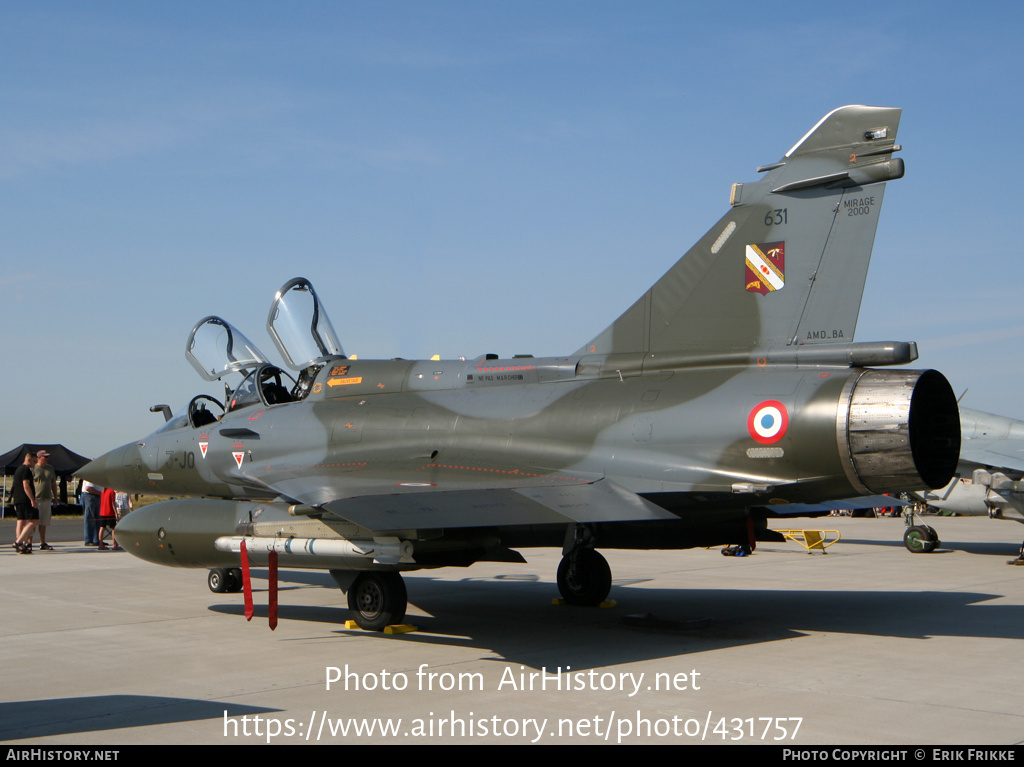 Aircraft Photo of 631 | Dassault Mirage 2000D | France - Air Force | AirHistory.net #431757