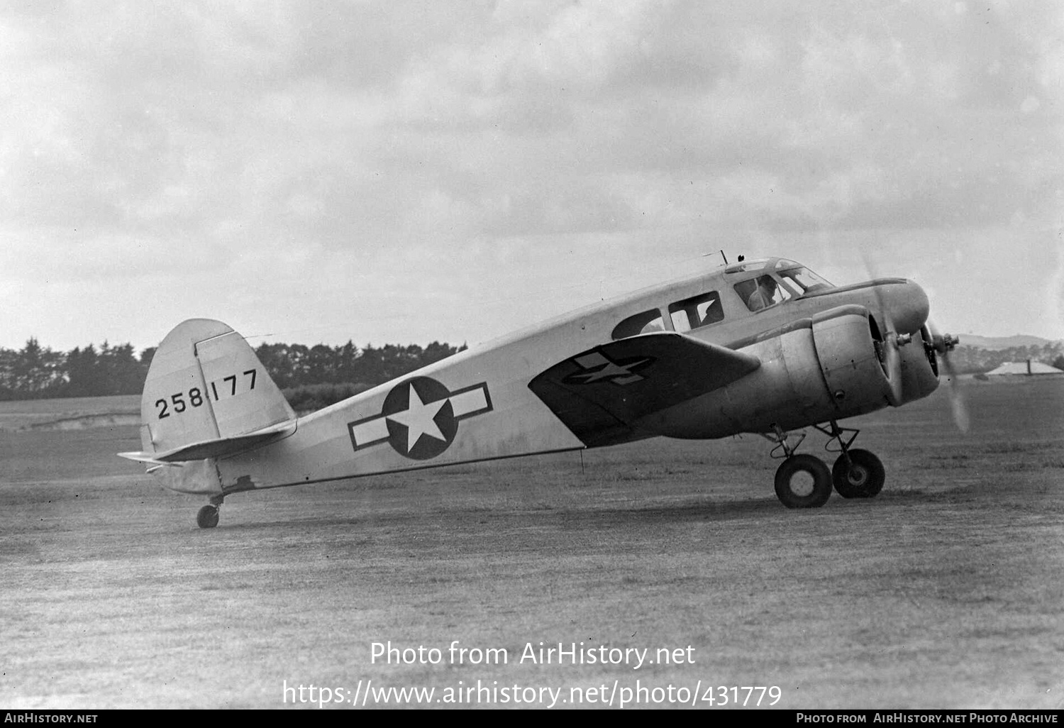 Aircraft Photo of 42-58177 / 258177 | Cessna UC-78 Bobcat (T-50) | USA - Air Force | AirHistory.net #431779