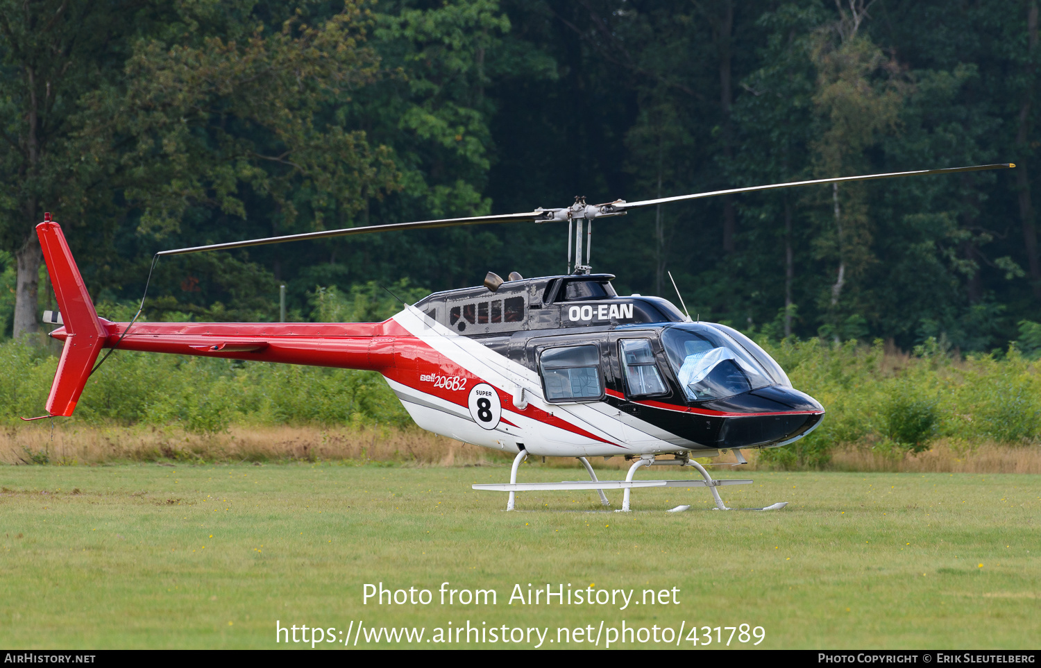 Aircraft Photo of OO-EAN | Bell 206B JetRanger II | AirHistory.net #431789