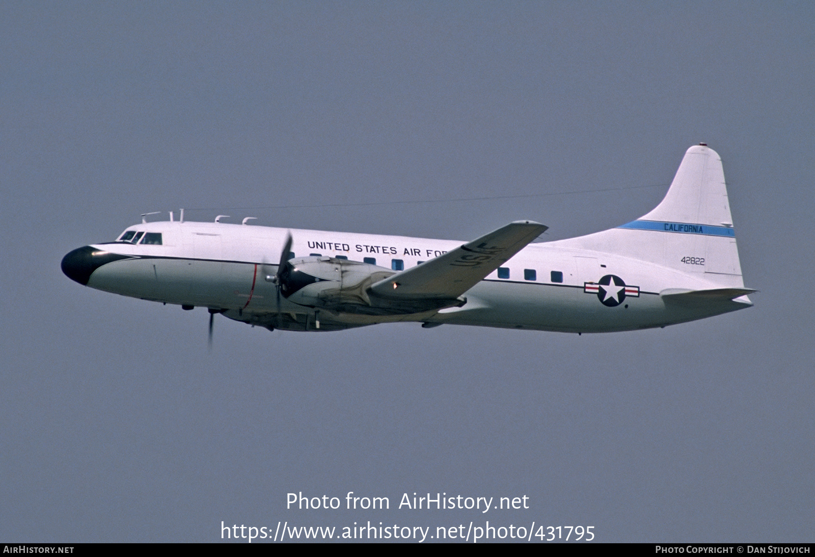 Aircraft Photo of 54-2822 / 42822 | Convair C-131D | USA - Air Force | AirHistory.net #431795