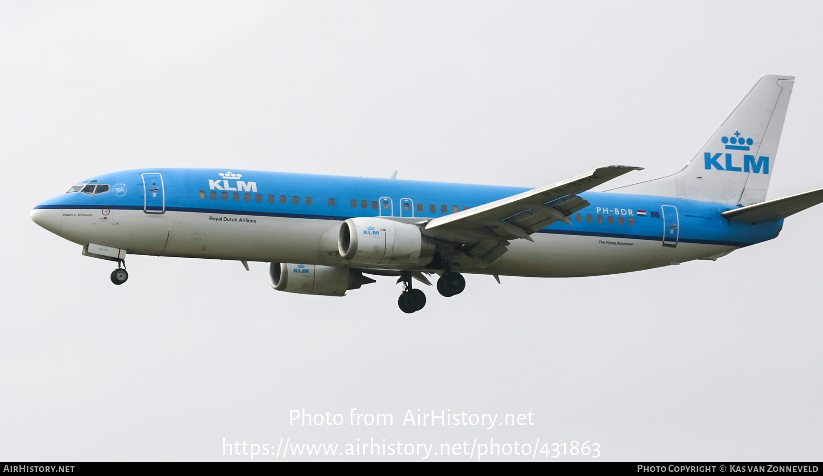 Aircraft Photo of PH-BDR | Boeing 737-406 | KLM - Royal Dutch Airlines | AirHistory.net #431863