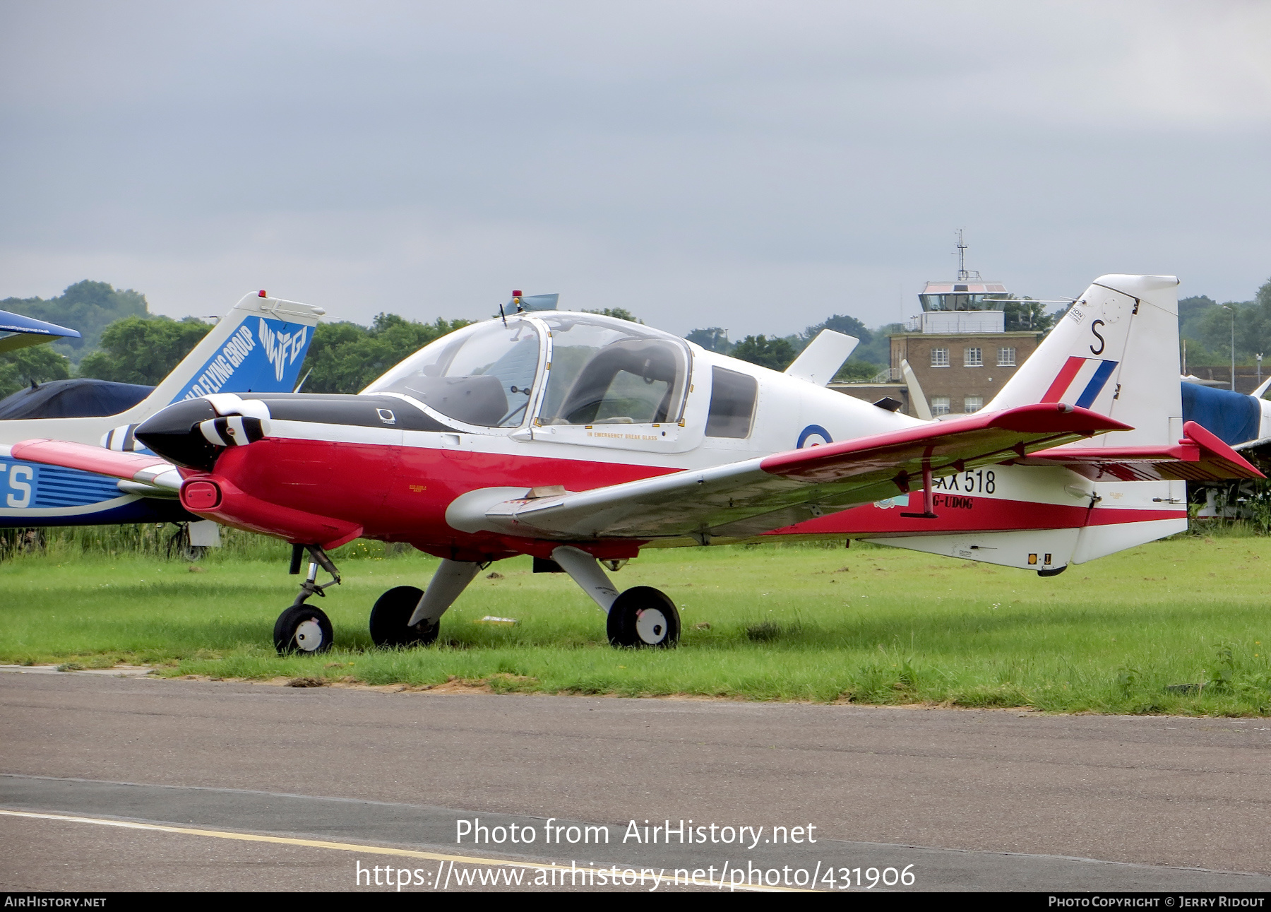 Aircraft Photo of G-UDOG / XX518 | Scottish Aviation Bulldog T1 | UK - Air Force | AirHistory.net #431906