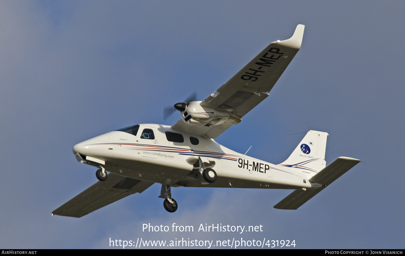 Aircraft Photo of 9H-MEP | Tecnam P2006T Mk.II | Malta Wings | AirHistory.net #431924