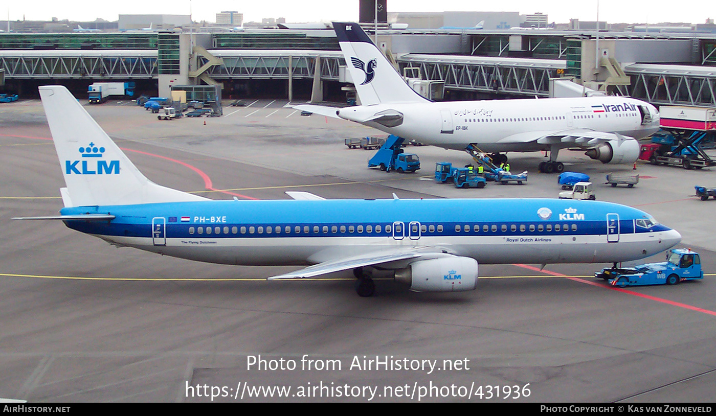 Aircraft Photo of PH-BXE | Boeing 737-8K2 | KLM - Royal Dutch Airlines | AirHistory.net #431936