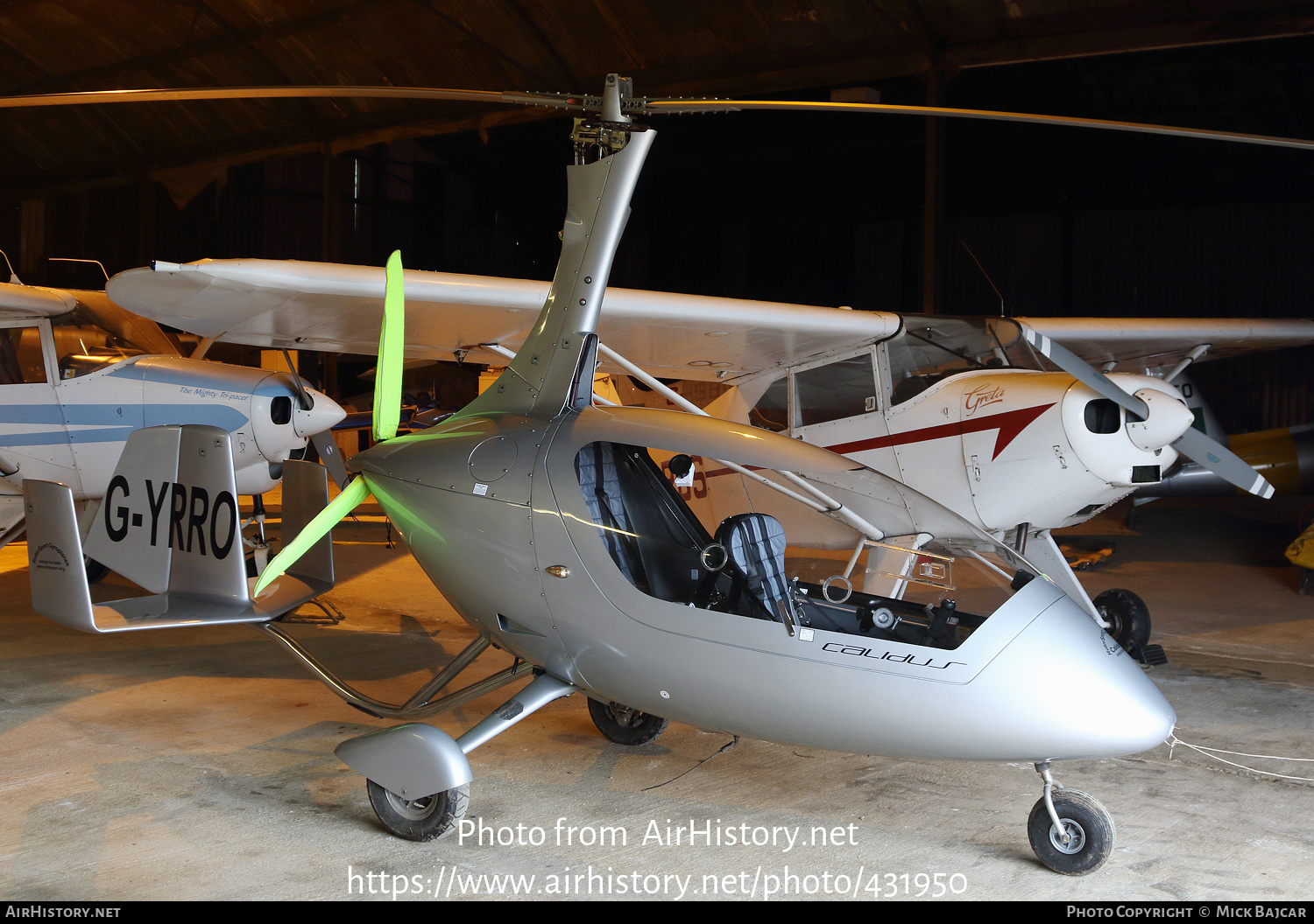 Aircraft Photo of G-YRRO | RotorSport UK Calidus | AirHistory.net #431950