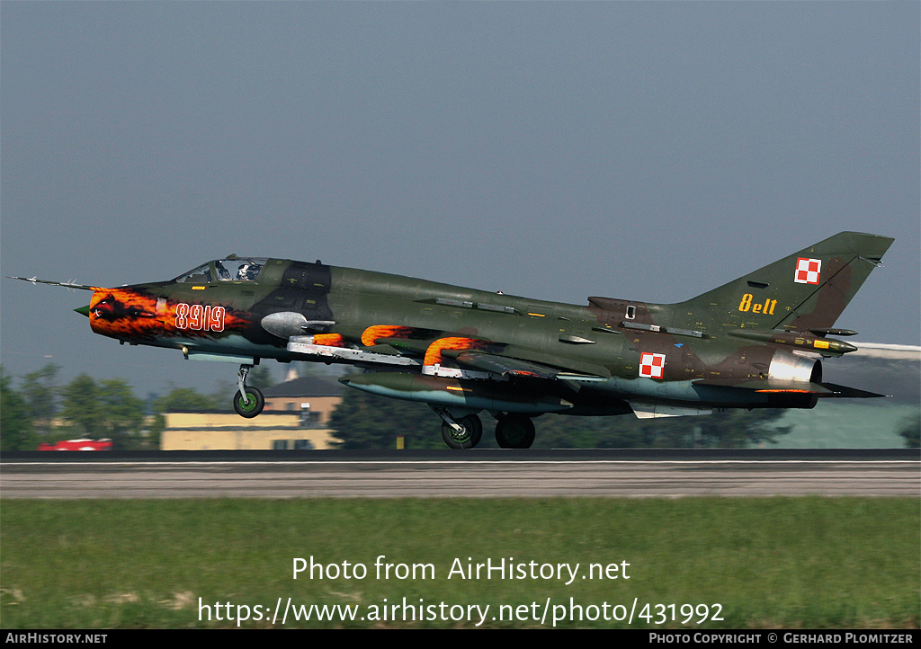 Aircraft Photo of 8919 | Sukhoi Su-22M4 | Poland - Air Force | AirHistory.net #431992