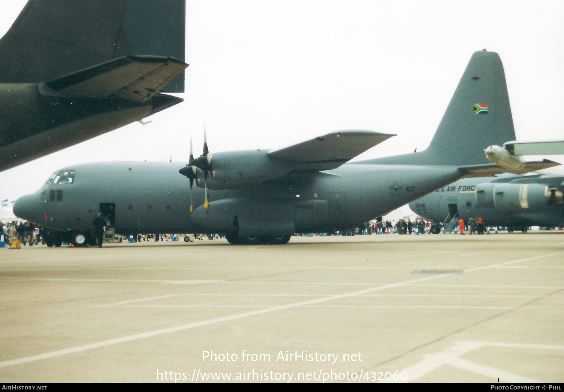 Aircraft Photo of 407 | Lockheed C-130BZ Hercules (L-282) | South Africa - Air Force | AirHistory.net #432060