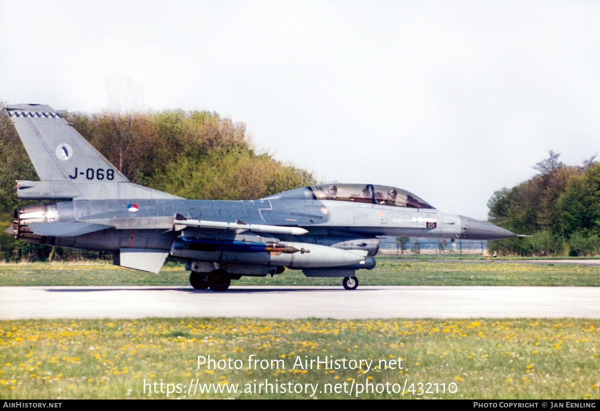 Aircraft Photo of J-068 | General Dynamics F-16BM Fighting Falcon | Netherlands - Air Force | AirHistory.net #432110