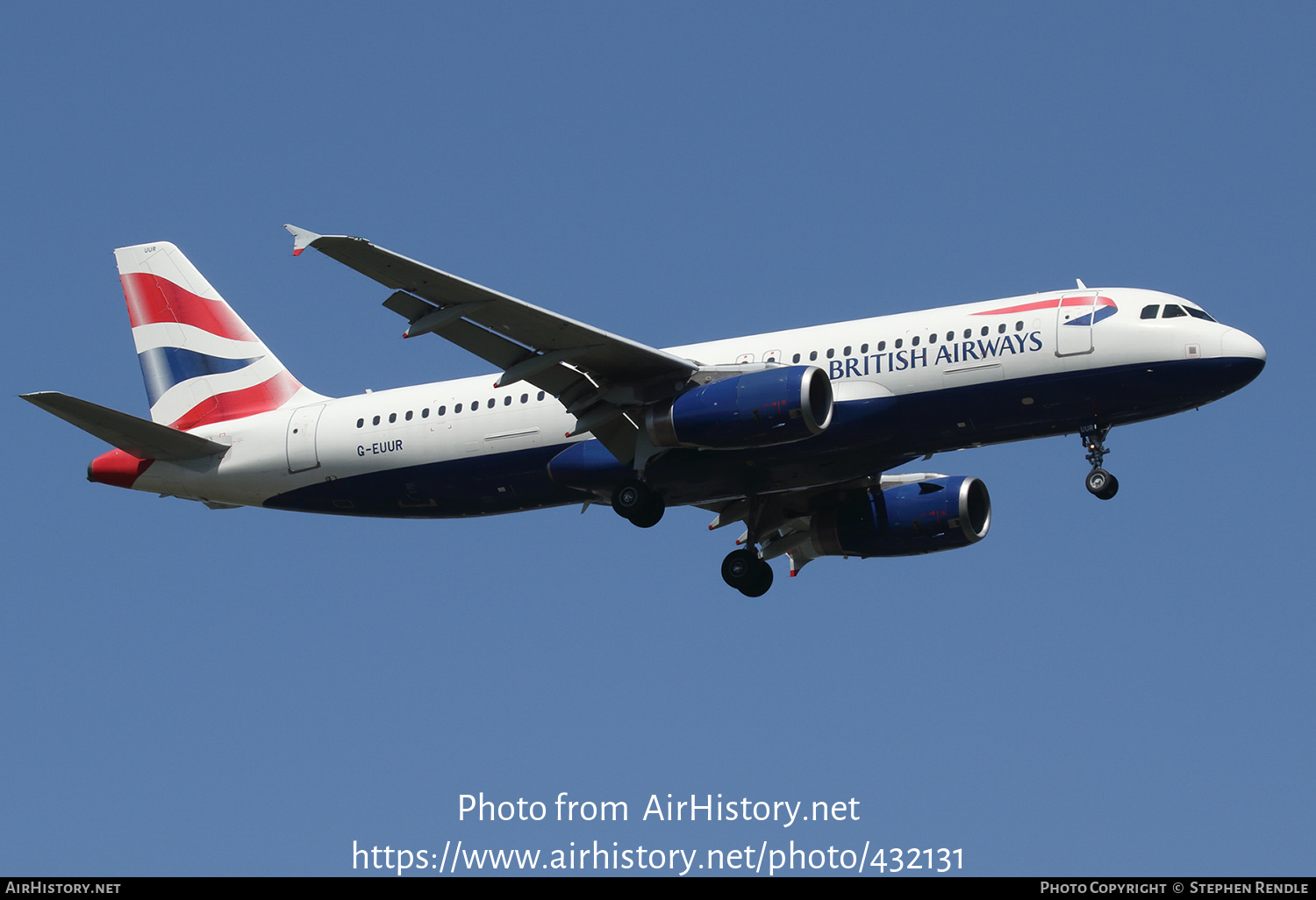 Aircraft Photo of G-EUUR | Airbus A320-232 | British Airways | AirHistory.net #432131