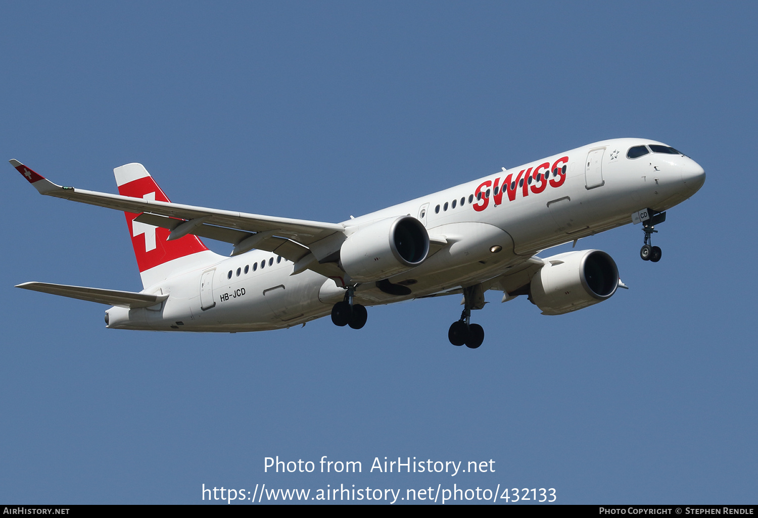 Aircraft Photo of HB-JCD | Bombardier CSeries CS300 (BD-500-1A11) | Swiss International Air Lines | AirHistory.net #432133