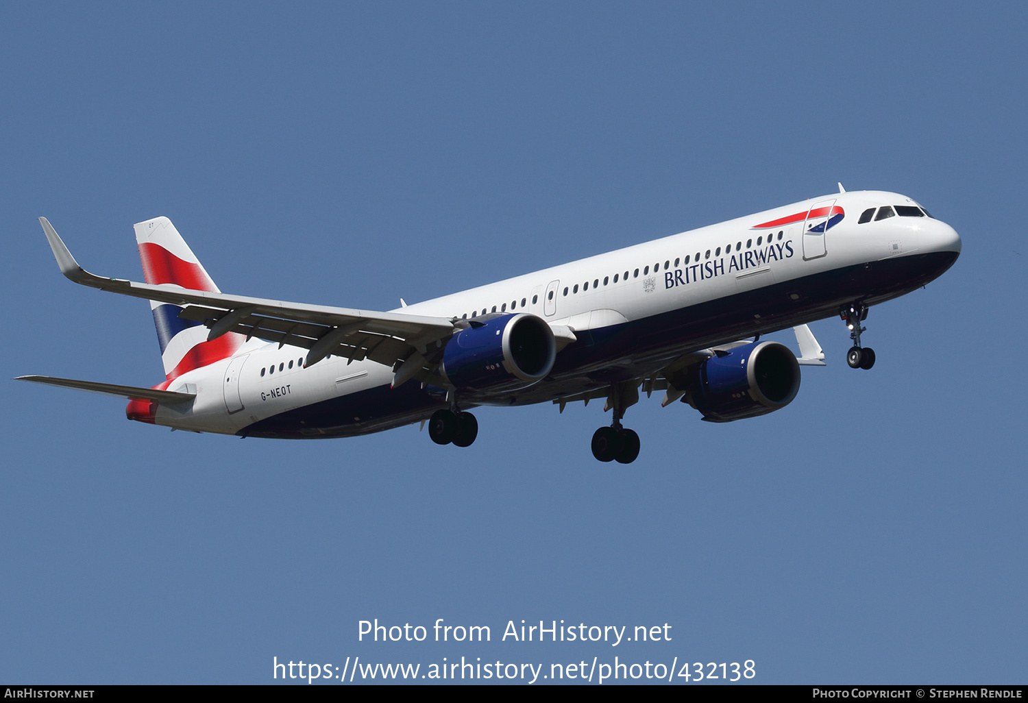 Aircraft Photo of G-NEOT | Airbus A321-251NX | British Airways | AirHistory.net #432138