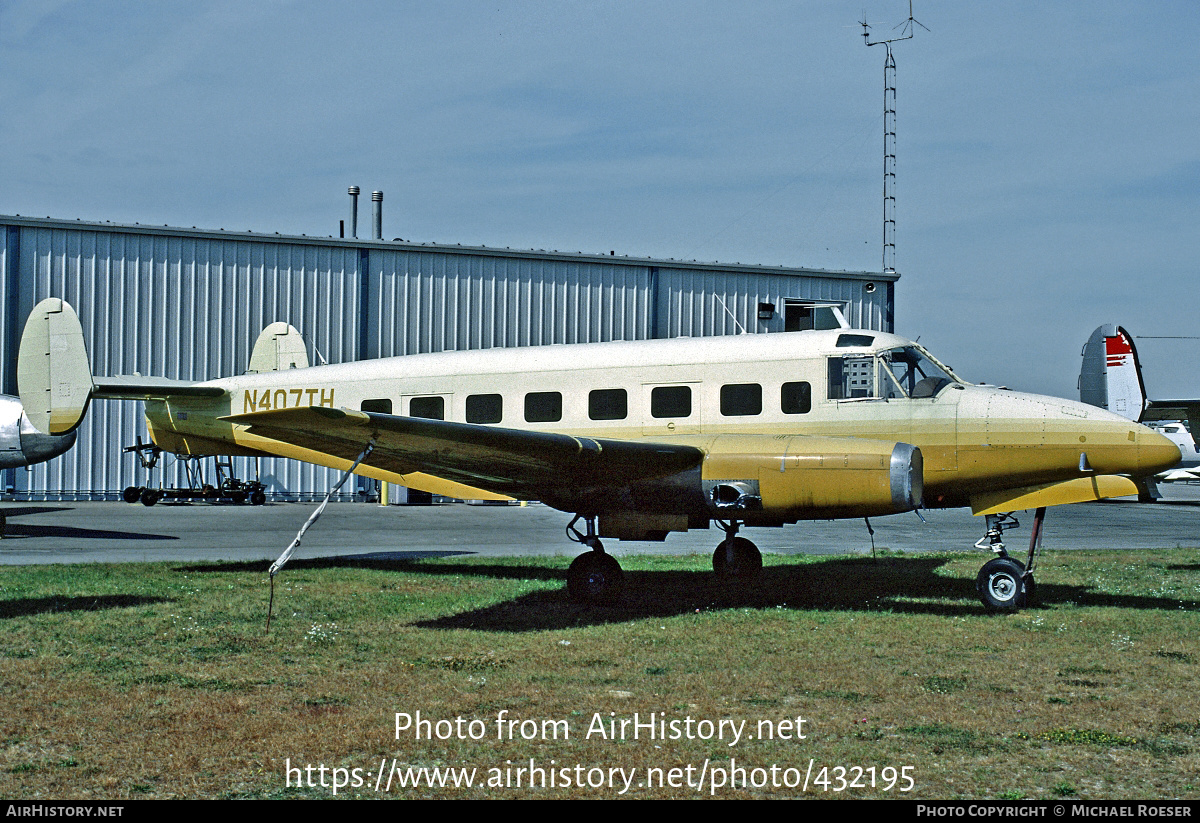 Aircraft Photo of N407TH | Volpar Turboliner | AirHistory.net #432195