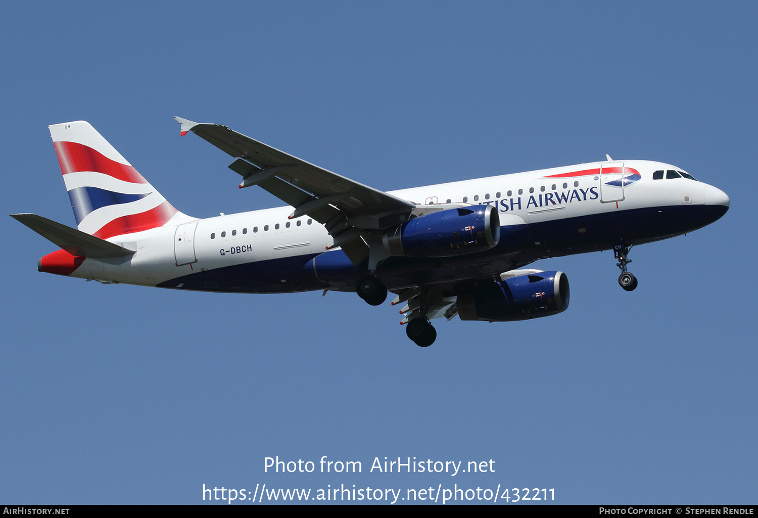 Aircraft Photo of G-DBCE | Airbus A319-131 | British Airways | AirHistory.net #432211