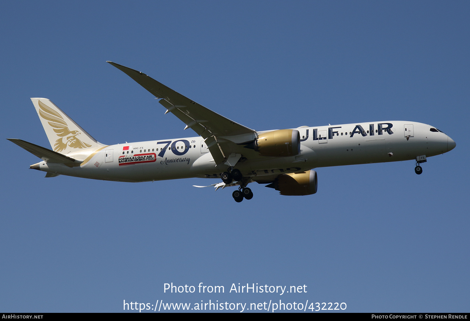 Aircraft Photo of A9C-FE | Boeing 787-9 Dreamliner | Gulf Air | AirHistory.net #432220