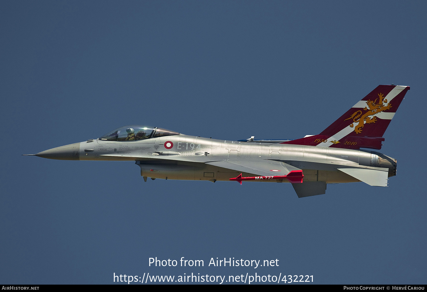 Aircraft Photo of E-194 | General Dynamics F-16AM Fighting Falcon | Denmark - Air Force | AirHistory.net #432221