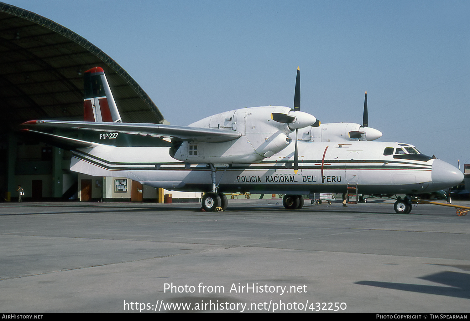 Aircraft Photo of PNP-227 | Antonov An-32 | Peru - Police | AirHistory.net #432250