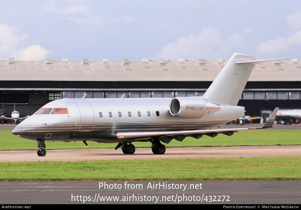 Aircraft Photo of G-REYS | Bombardier Challenger 604 (CL-600-2B16) | AirHistory.net #432272