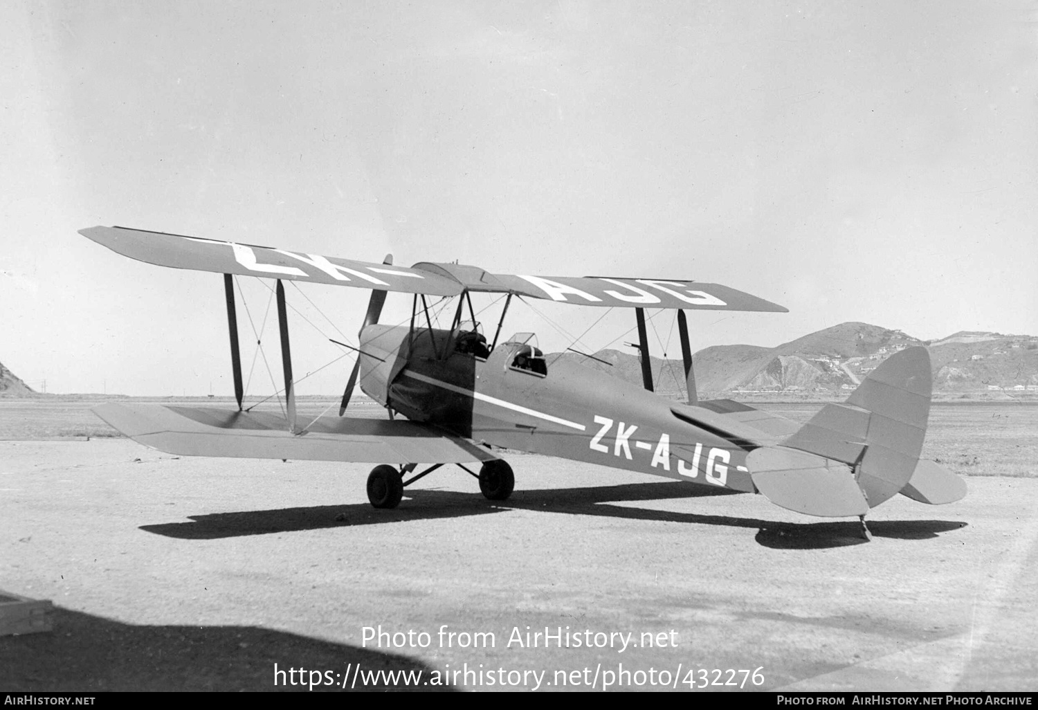 Aircraft Photo of ZK-AJG | De Havilland D.H. 82A Tiger Moth | AirHistory.net #432276