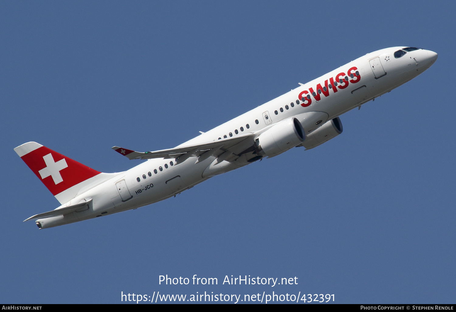 Aircraft Photo of HB-JCO | Bombardier CSeries CS300 (BD-500-1A11) | Swiss International Air Lines | AirHistory.net #432391