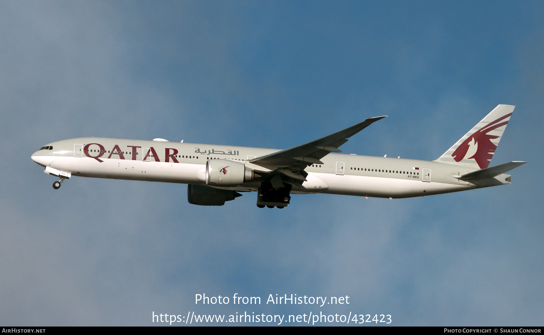 Aircraft Photo of A7-BEU | Boeing 777-300/ER | Qatar Airways | AirHistory.net #432423