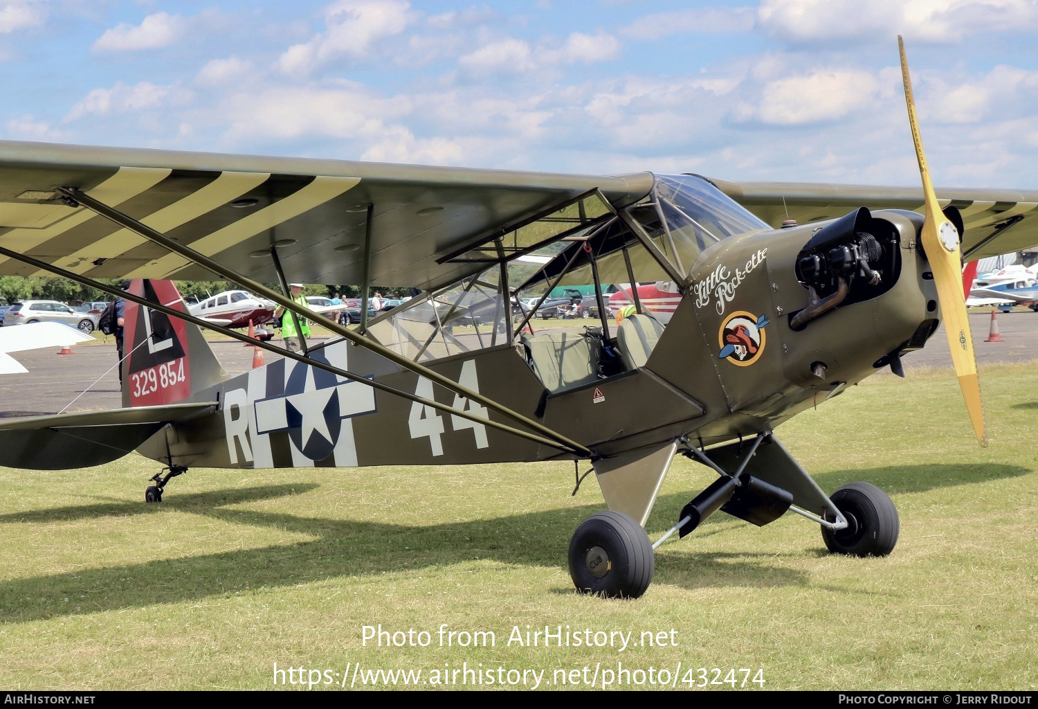 Aircraft Photo of G-BMKC / 329854 | Piper L-4H Grasshopper (J-3C) | USA - Air Force | AirHistory.net #432474