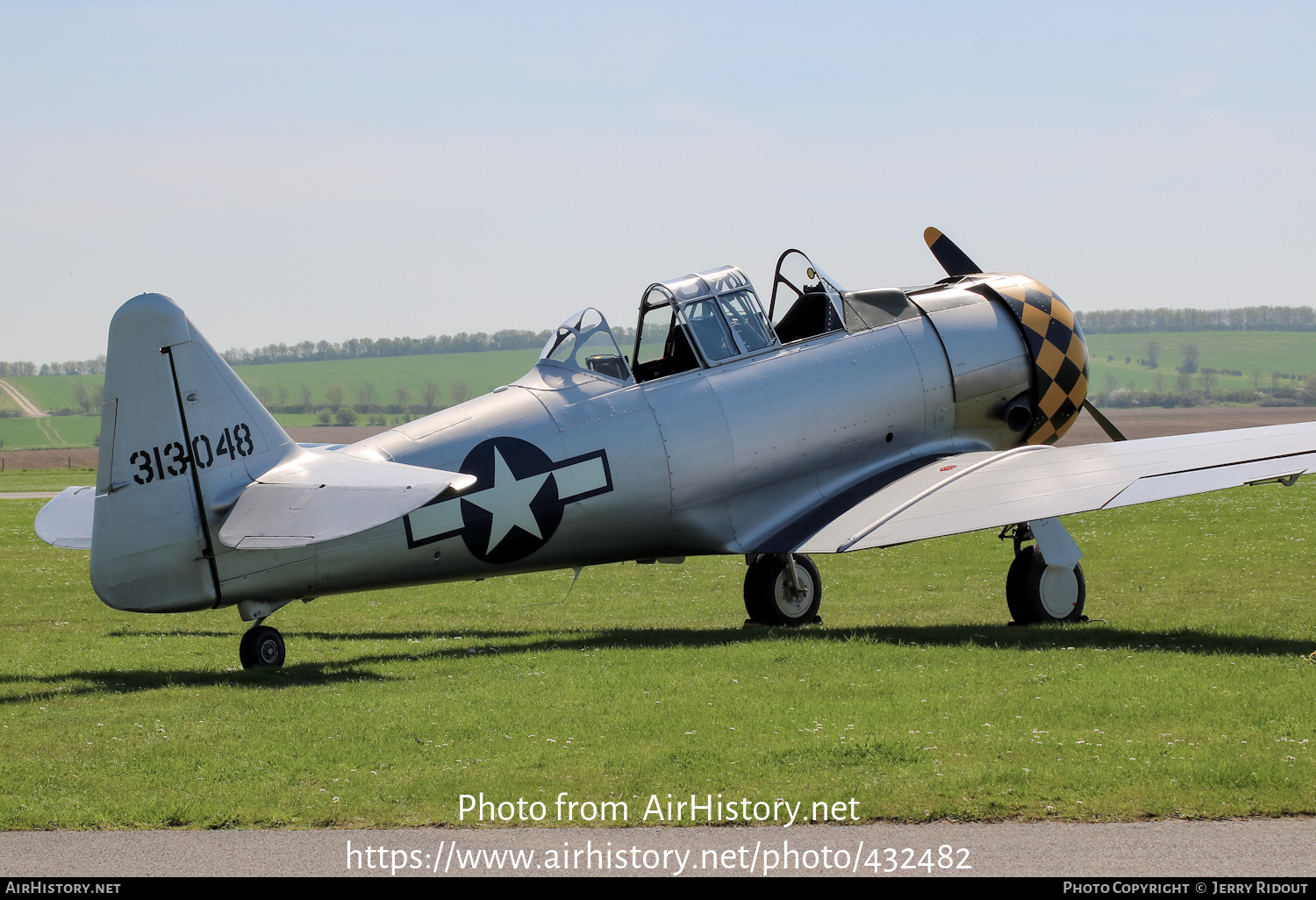 Aircraft Photo of G-TDJN / 313048 | North American AT-6D Harvard III | USA - Air Force | AirHistory.net #432482